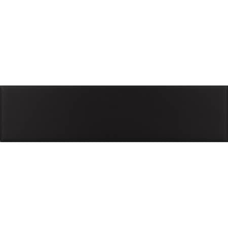 Apollo Tile Arte 1.97 in. x 7.87 in. Matte Black Ceramic Subway Wall and Floor Tile (6.46 sq. ft./case) (60-pack) APLRID88BLKM